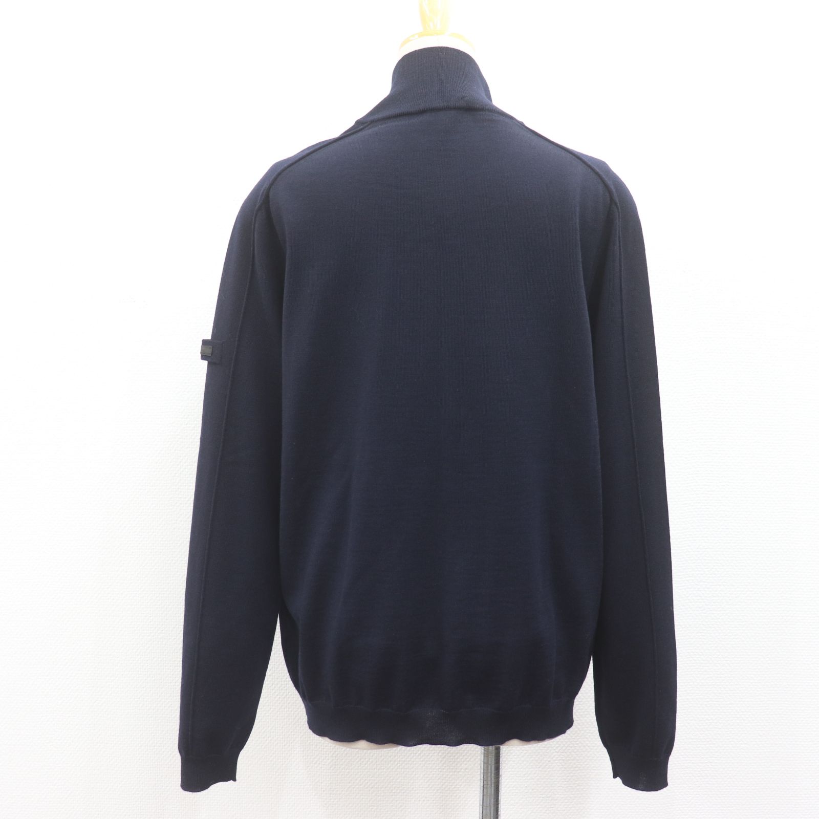 IT3B7B8UBO0C 未使用 タグ付 PRADA プラダ ジップアップ ニット 