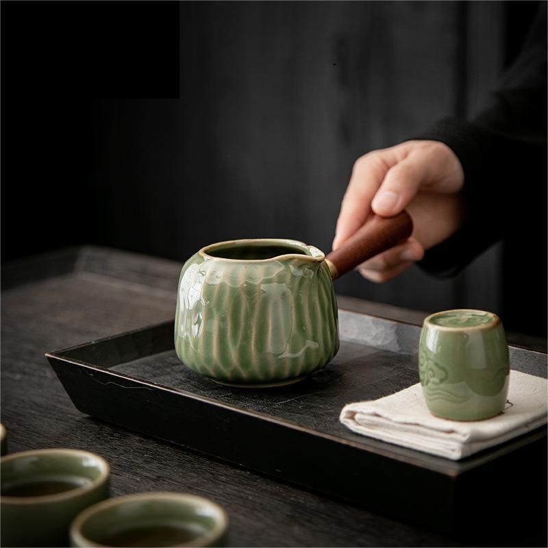 超人気☆職人手作り 陶器 煎茶道具 茶壺 茶壷 急須 常滑焼 茶器 茶道具 