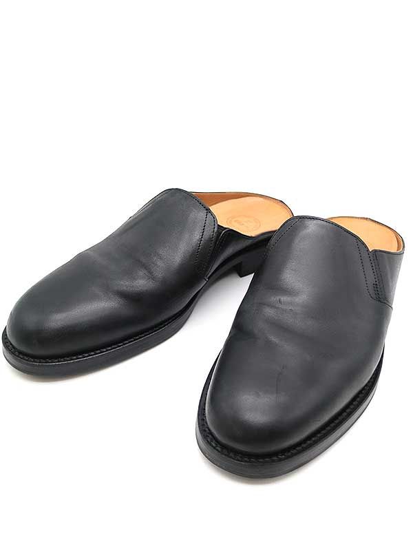 OLD JOE オールドジョー The Loafer レザーミュールサンダル ブラック 7 1/2