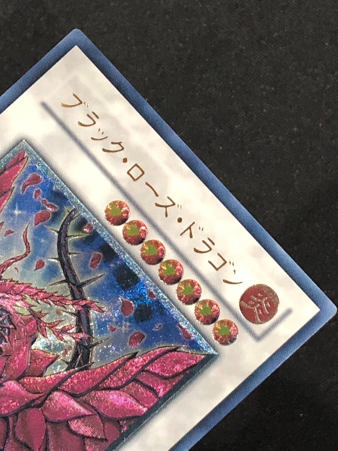 遊戯王 ブラックローズドラゴン レリーフ ランクB