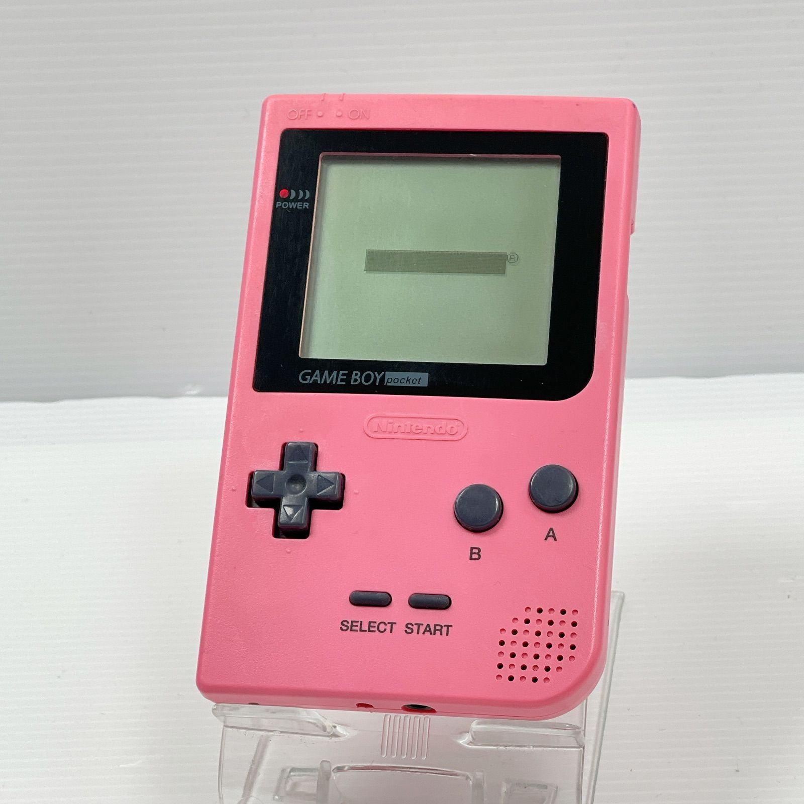 【画面傷なし美品】ゲームボーイポケット　ファミ通限定　スケルトン 画面傷なし美品】ゲームボーイポケット ファミ通限定 スケルトン