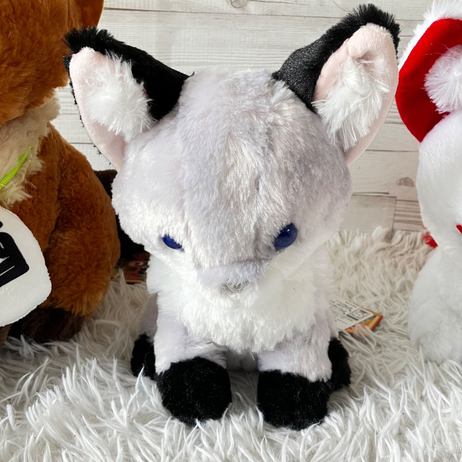 新品未使用タグ付き ぽポンとタヌキ ちまき ちょコンと九尾さま
