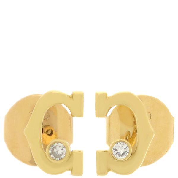 カルティエ　Cartier ピアス　18K YG Cartier カルティエ スウィート トリニティ ピアス 18金 K18