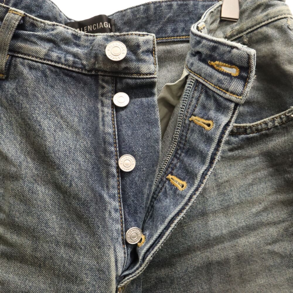 BALENCIAGA (バレンシアガ) 23SS BAGGY PANTS ダメージ加工