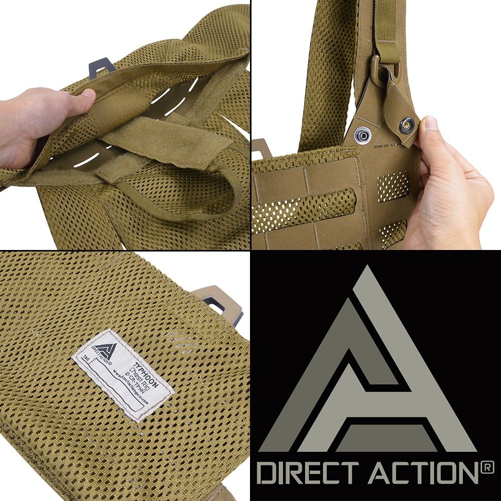 DIRECT ACTION チェストリグ TYPHOON タイフーン MOLLE対応 軽量 CR