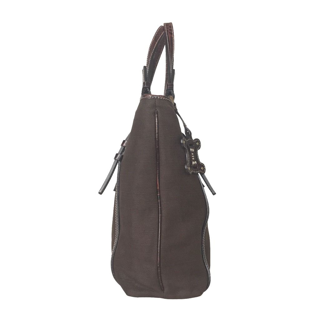 CELINE セリーヌ トートバッグ レディース キャンバス ブラウン茶色 WC