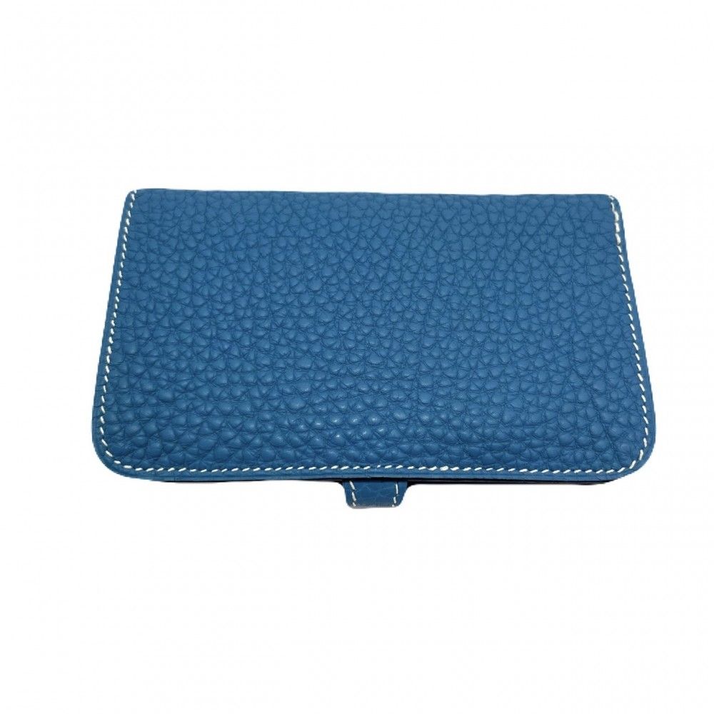 【未使用品】HERMES エルメス カードケース 名刺入れ ブルー レザー 売切】エルメス カードケース 名刺入れ カルヴィ 青色 未使用品