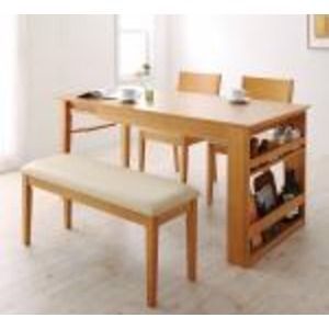 ダイニングセット 4点セット(テーブル+チェア×2+ベンチ)【Dream.3