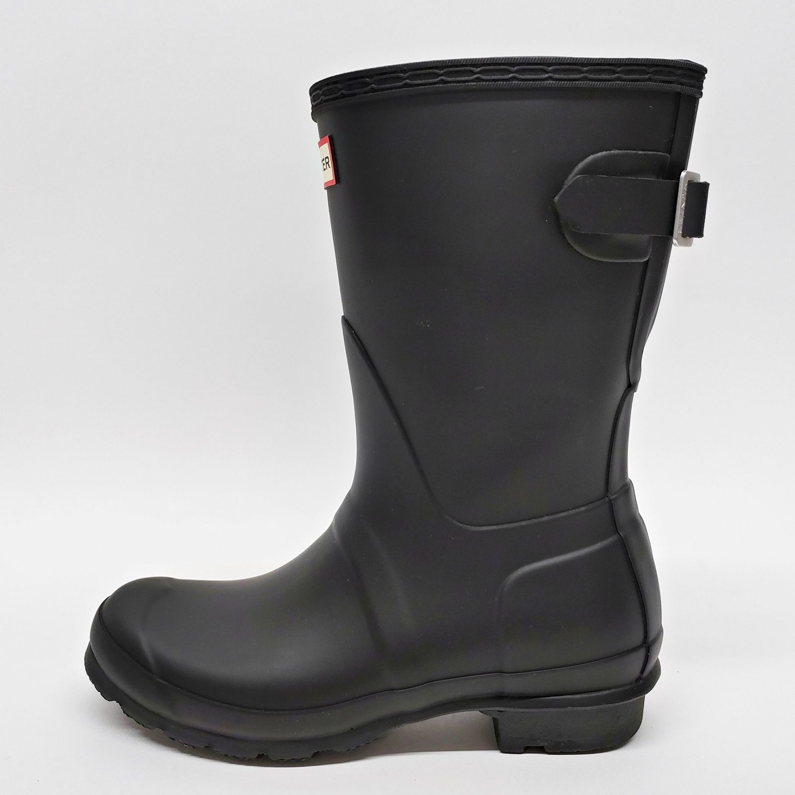 HUNTER 黒 ショートレインシューズ 23cm HUNTER ハンター ブラック