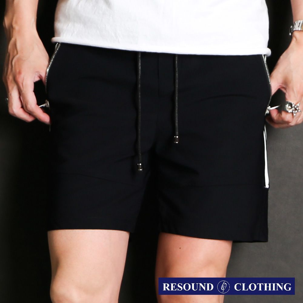 RESOUND CLOTHING 】Johnson NYLON HP / ナイロンラインハーフパンツ