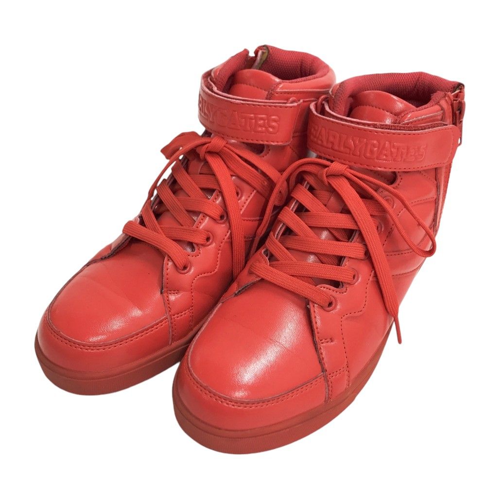 PEARLY GATES ハイカットゴルフシューズ レッド