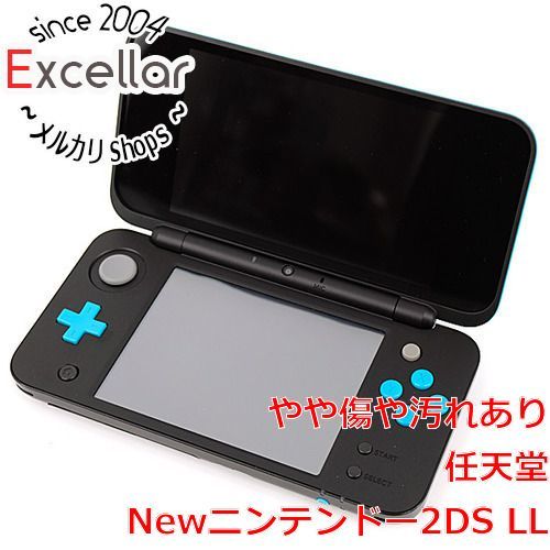 bn:0] 任天堂 Newニンテンドー2DS LL ブラック×ターコイズ 本体