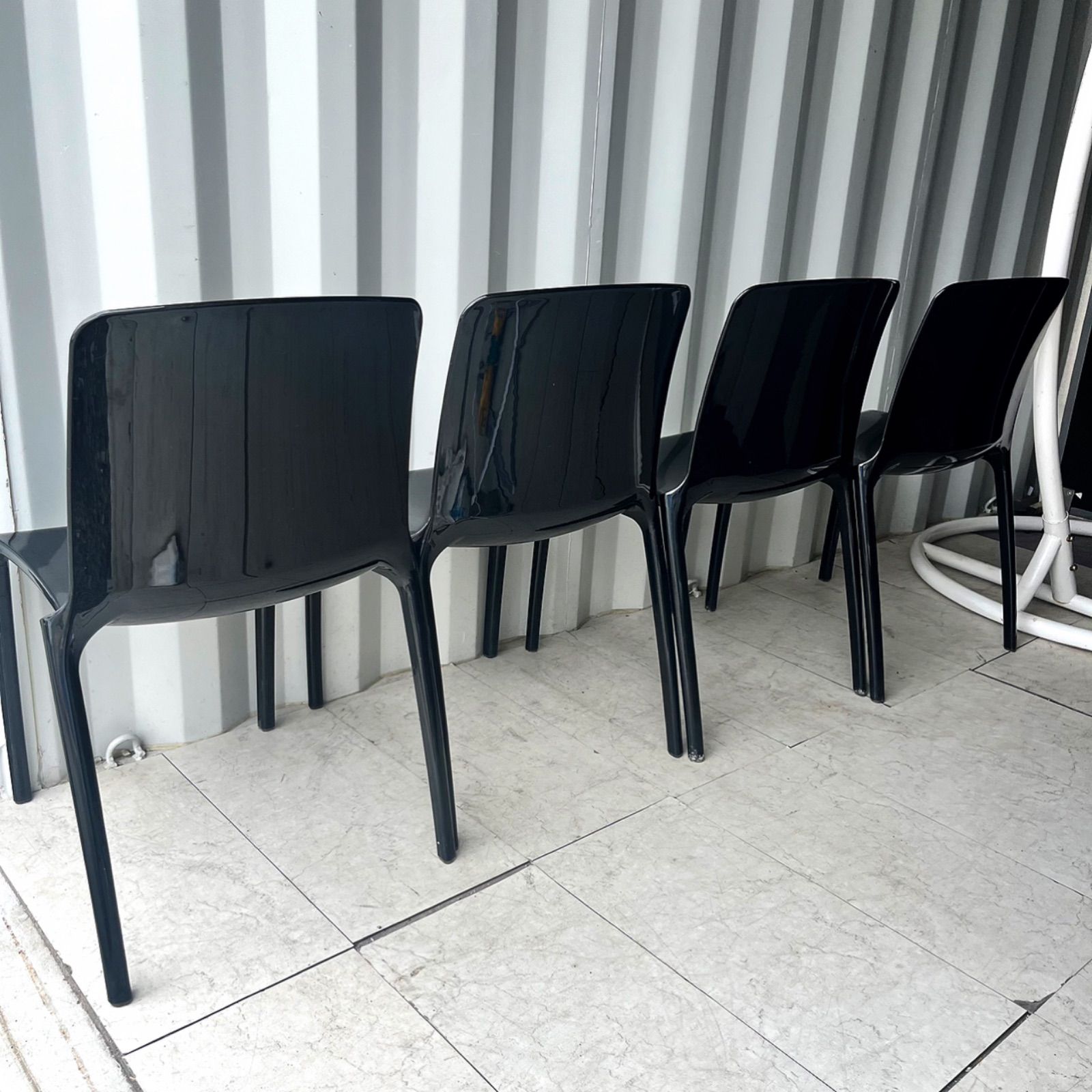 取付無料！カスプリーニ ティファニー イタリア製ブラックダイニングチェア４脚✨ 取付無料！カスプリーニ ティファニー イタリア製ブラックダイニング