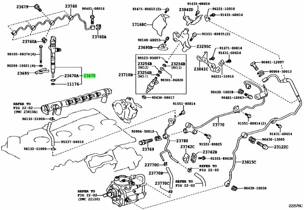 ●未使用 トヨタ KDH200 200系 ハイエース レジアスエース 純正 インジェクターASSY ディーゼルターボ TOYOTA Injector ASSY