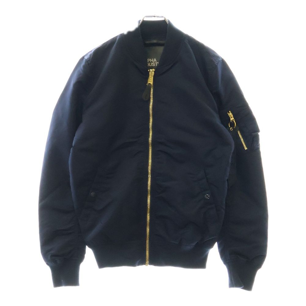 ALPHA INDUSTRIES アルファ インダストリーズ MA-1 フライト ボンバー ジップアップジャケット ブルー 156101