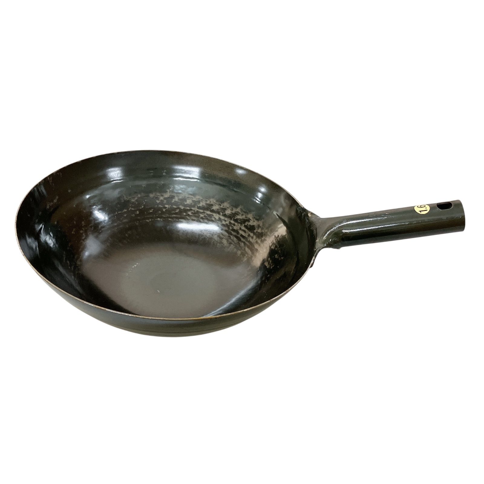 WJ28 山田工業所 鉄 打出 片手 中華鍋 30cm 板厚1.6mm