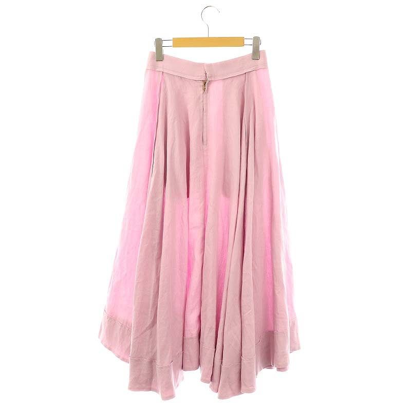 マディソンブルー MADISONBLUE TUCK CIRCULAR SKIRT LINEN