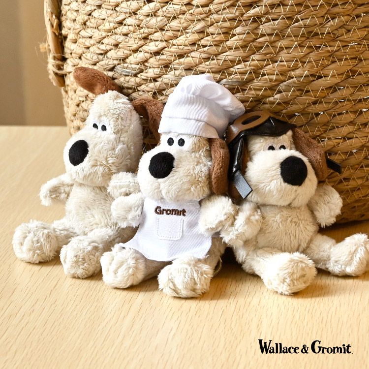 ウォレスとグルミット　Wallace&Gromit キーホルダー　フィギュア グルミット キーホルダー 正規品 ウォレスとグルミット