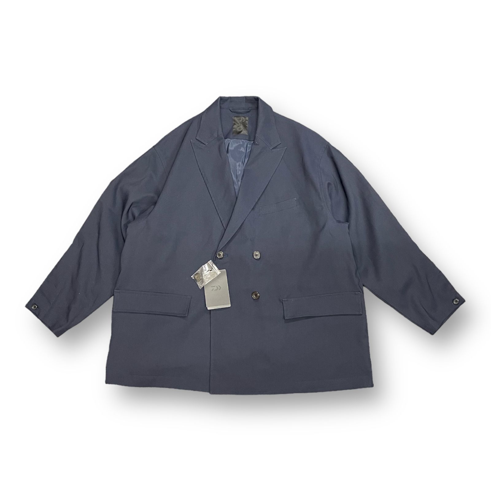 ダイワ ピア39 TECH DOUBLE BREASTED JACKET グレー DAIWA