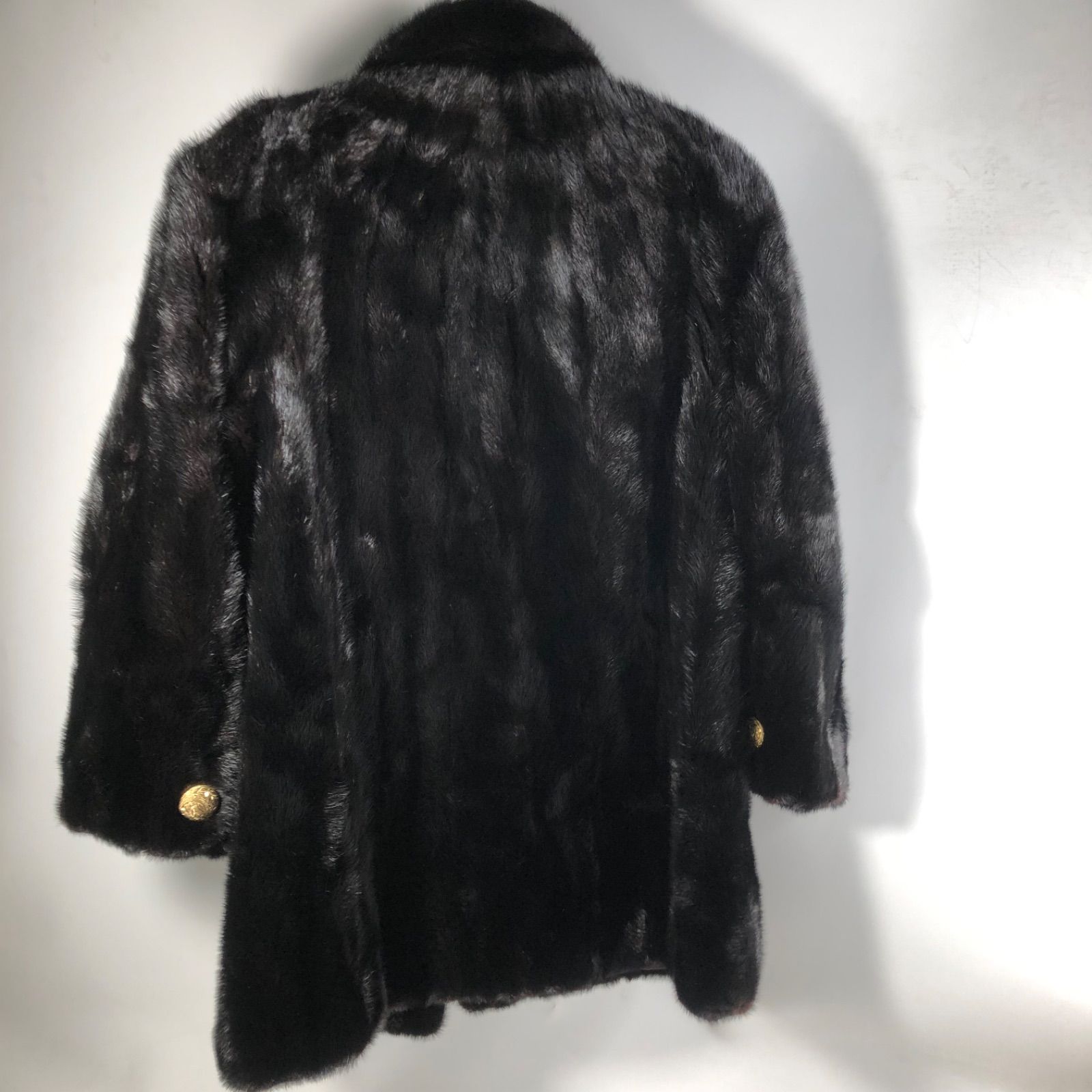 A0930-2-8 SAGA MINK サガミンク 銀サガ ハーフコート レディースジャケット 冬 ファーコートジャケット 着丈79cm 身幅59cm