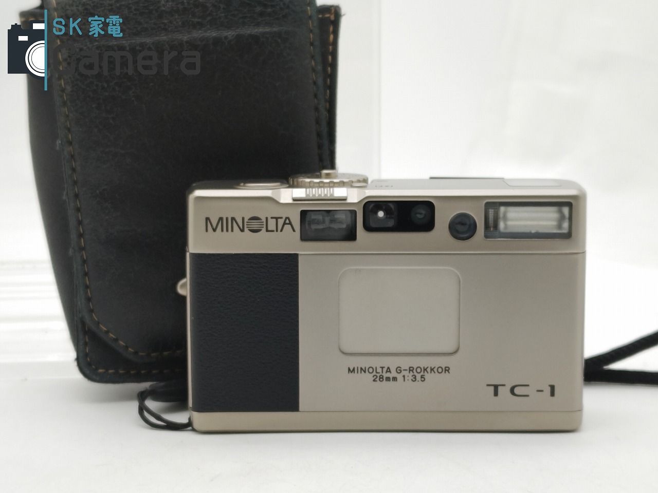 MINOLTA TC-1 G-ROKKOR 28ｍｍ F3.5 ケース付 ミノルタ コンパクトフィルムカメラ 美品 - メルカリ