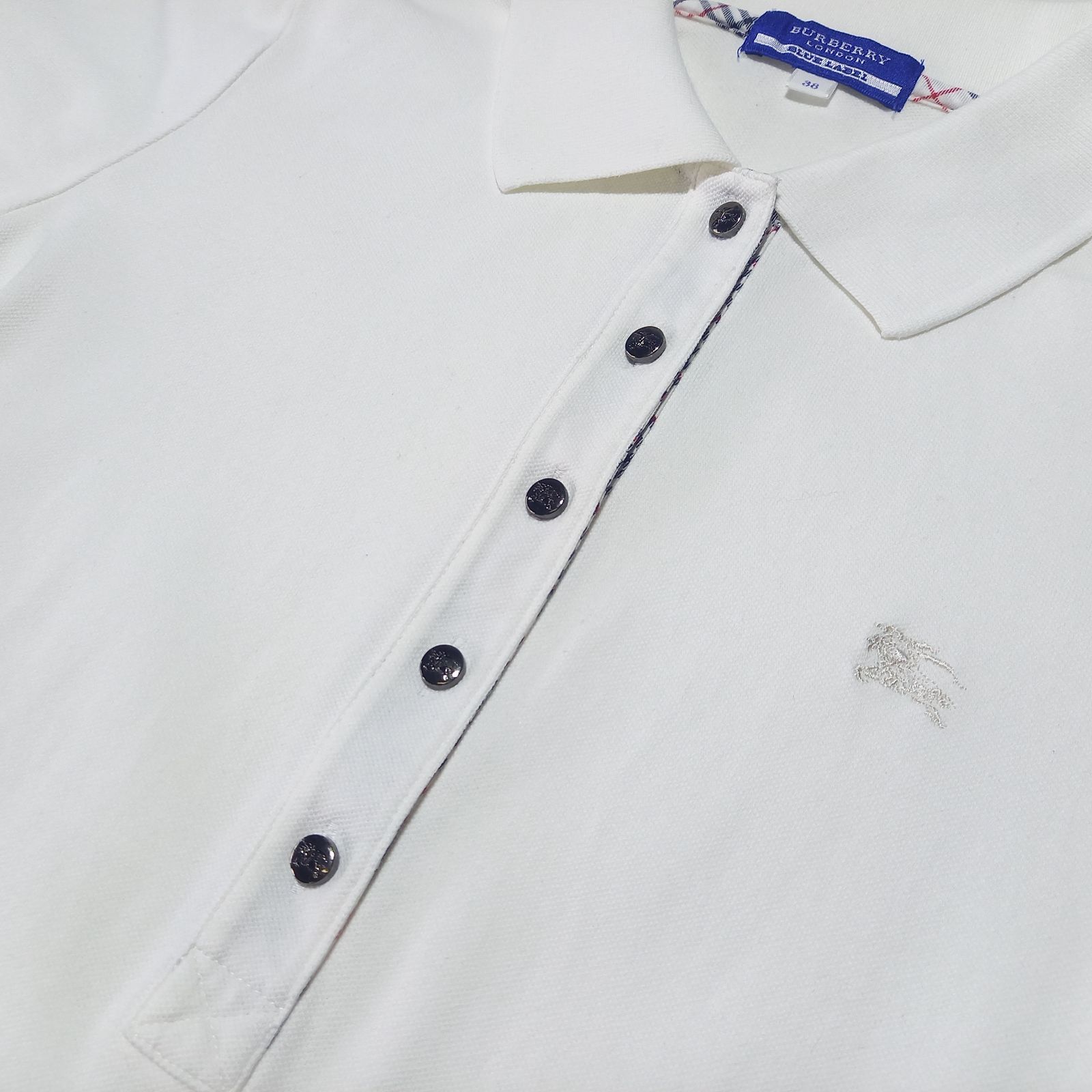 バーバリーブルーレーベル 半袖ポロシャツ レディース SIZE 38