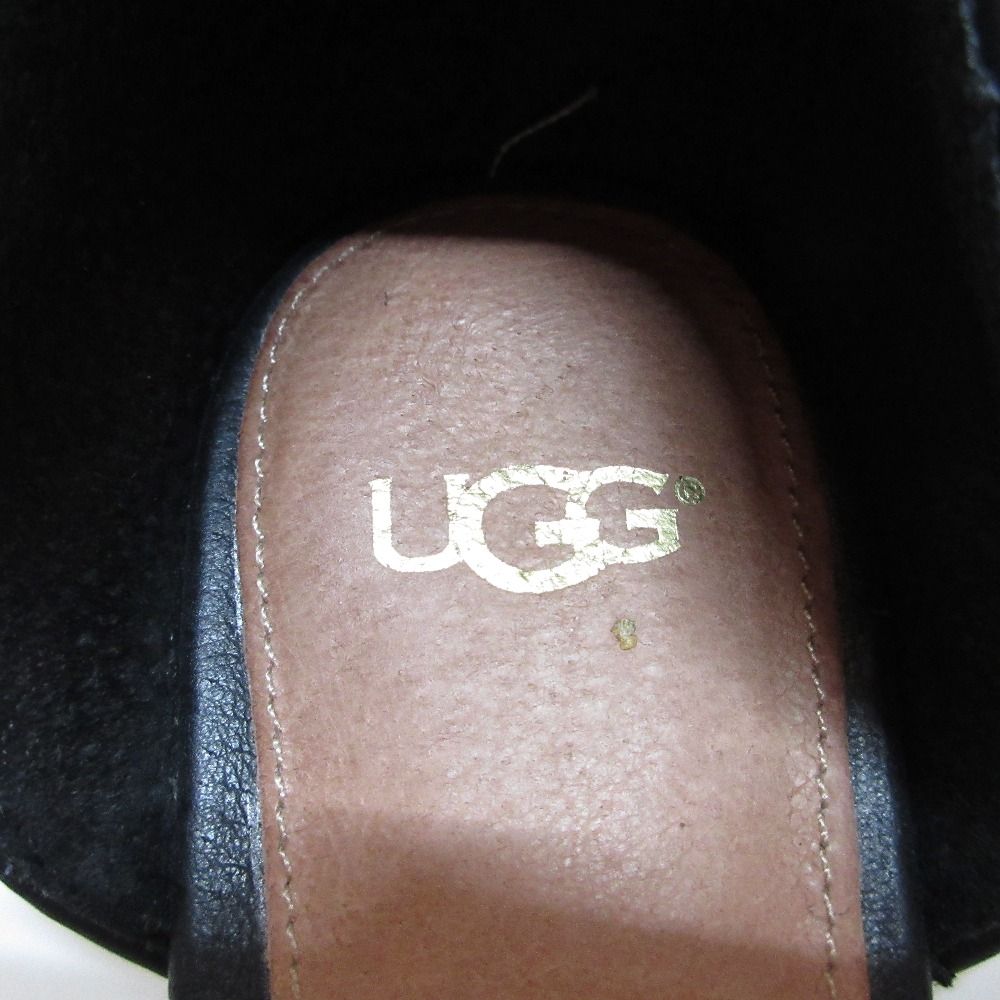 良品 UGG アグ W Lea Calf Hair Leopard ハラコ レオパード柄