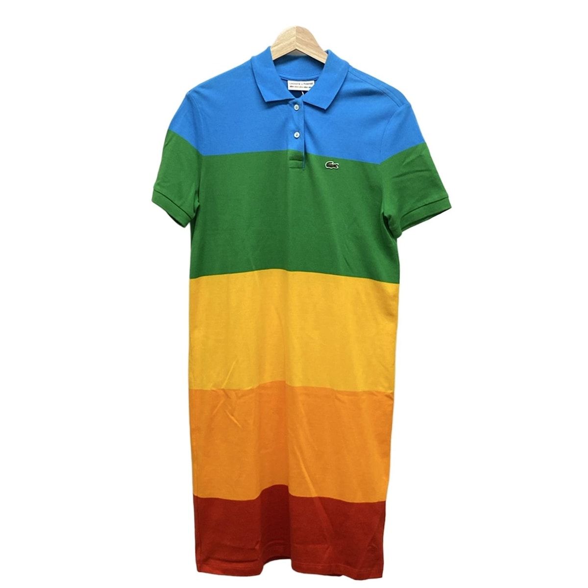 ラコステ ポロシャツxワンピースコラボ サイズM 新品) LACOSTE