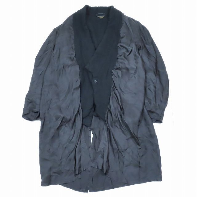 21AW コムデギャルソン COMME des GARCONS INSIDE OUT DESIGN JACKET ウール縮絨コート ジャケット  切り替え ダメージ加工 /TNT - メルカリ