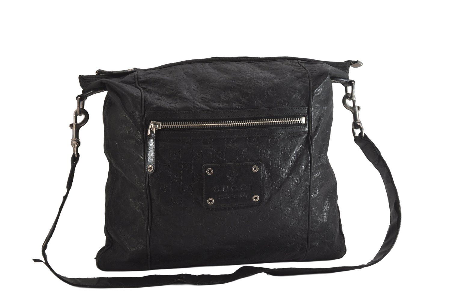 GUCCI グッチ ヴィンテージ グッチシマ GGレザー ショルダーバッグ