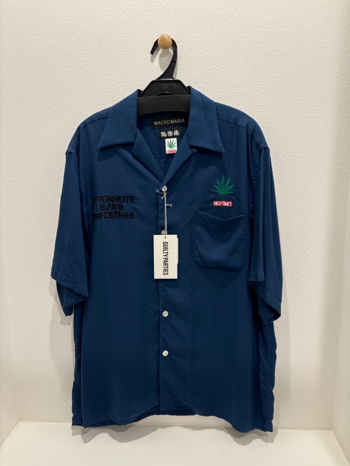 WACKOMARIA×舐達麻×HIGH TIMESのトリプルコラボ50’Sシャツ 舐達麻 / HIGH TIMES / 50'S OPEN COLLAR SHIRT - WACKO MARIA