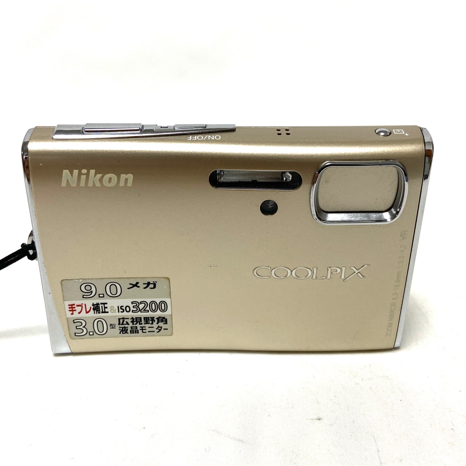 Nikon ニコン COOLPIX クールピックス S52 ゴールド コンパクト