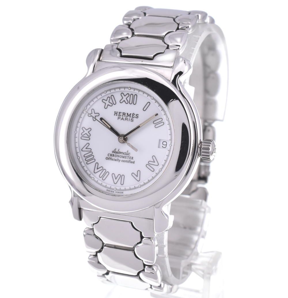エルメス HERMES KP1.710 ケプラー 自動巻き メンズ良品 D#121847
