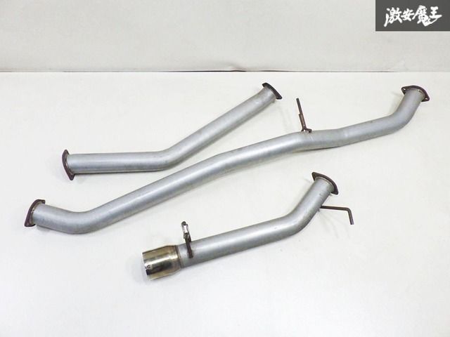 イベント用に 社外 JZX100 チェイサー マーク2 クレスタ 1JZ-GTE ターボ ストレートマフラー マフラー 3分割 サイレンサー穴有 棚1K22