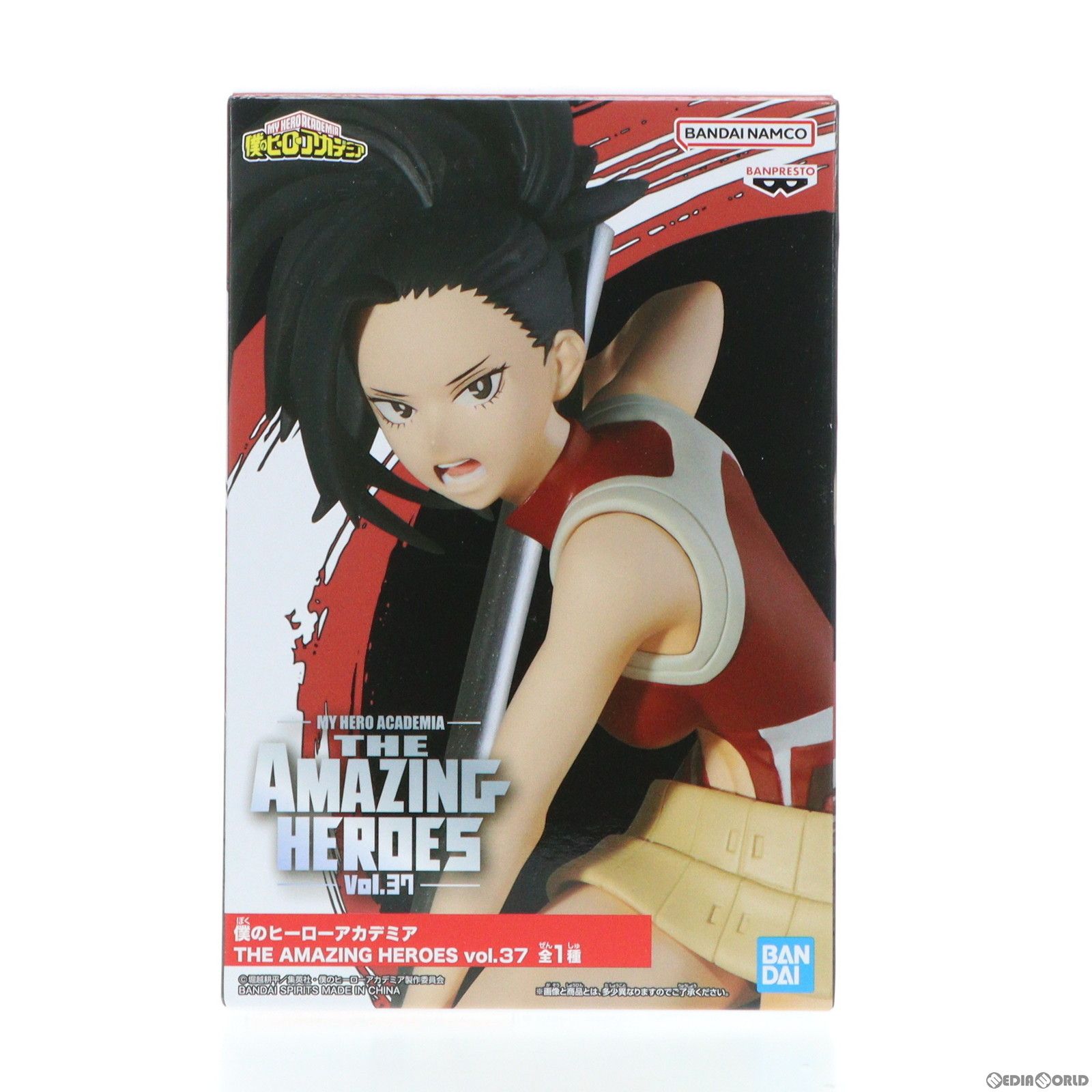 八百万百(やおよろずもも) 僕のヒーローアカデミア THE AMAZING HEROES vol.37フィギュア プライズ(2650324) バンプレスト