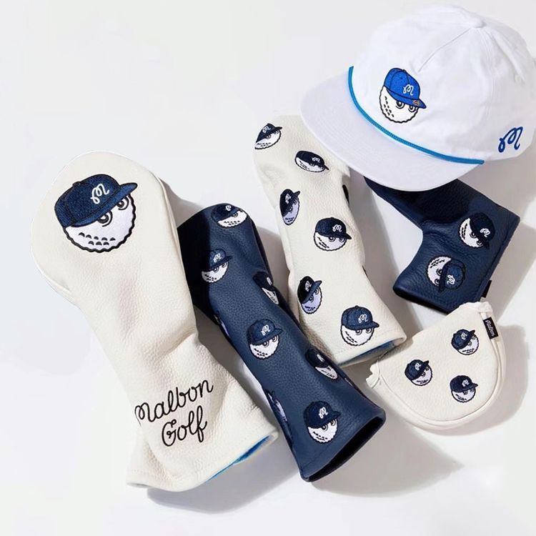5点セット 種類|色選択可 MALBON GOLF ヘッドカバー