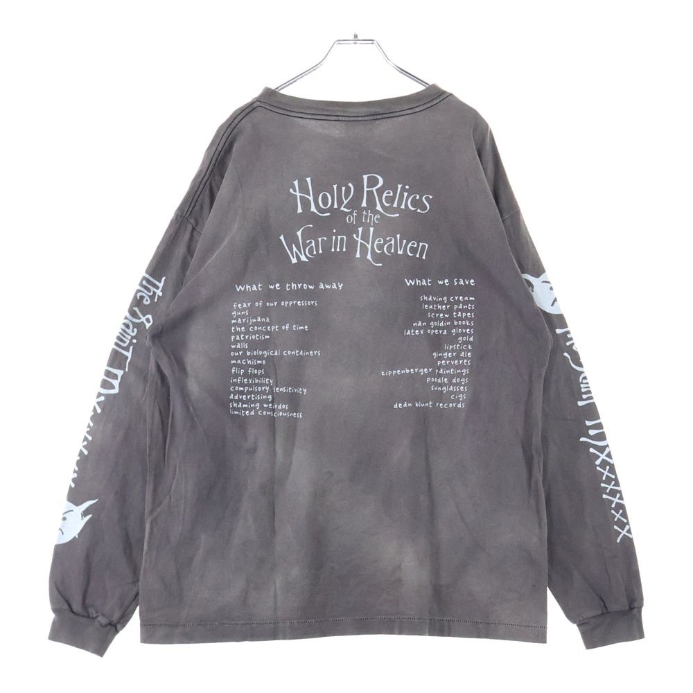 SAINT MICHAEL (セントマイケル) SM-A21-0000-025 AW21 LS TEE_SATAN