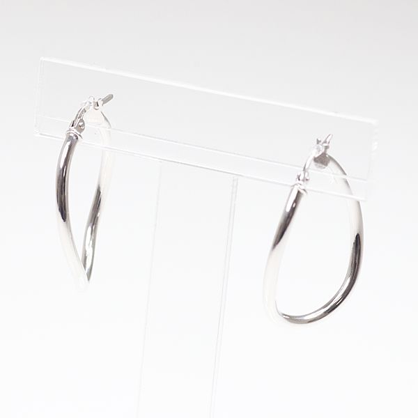 【ウノアエレ】ひねり　フープピアス　18K PG ウノアエレ】ひねり フープピアス 18K PG - メルカリ