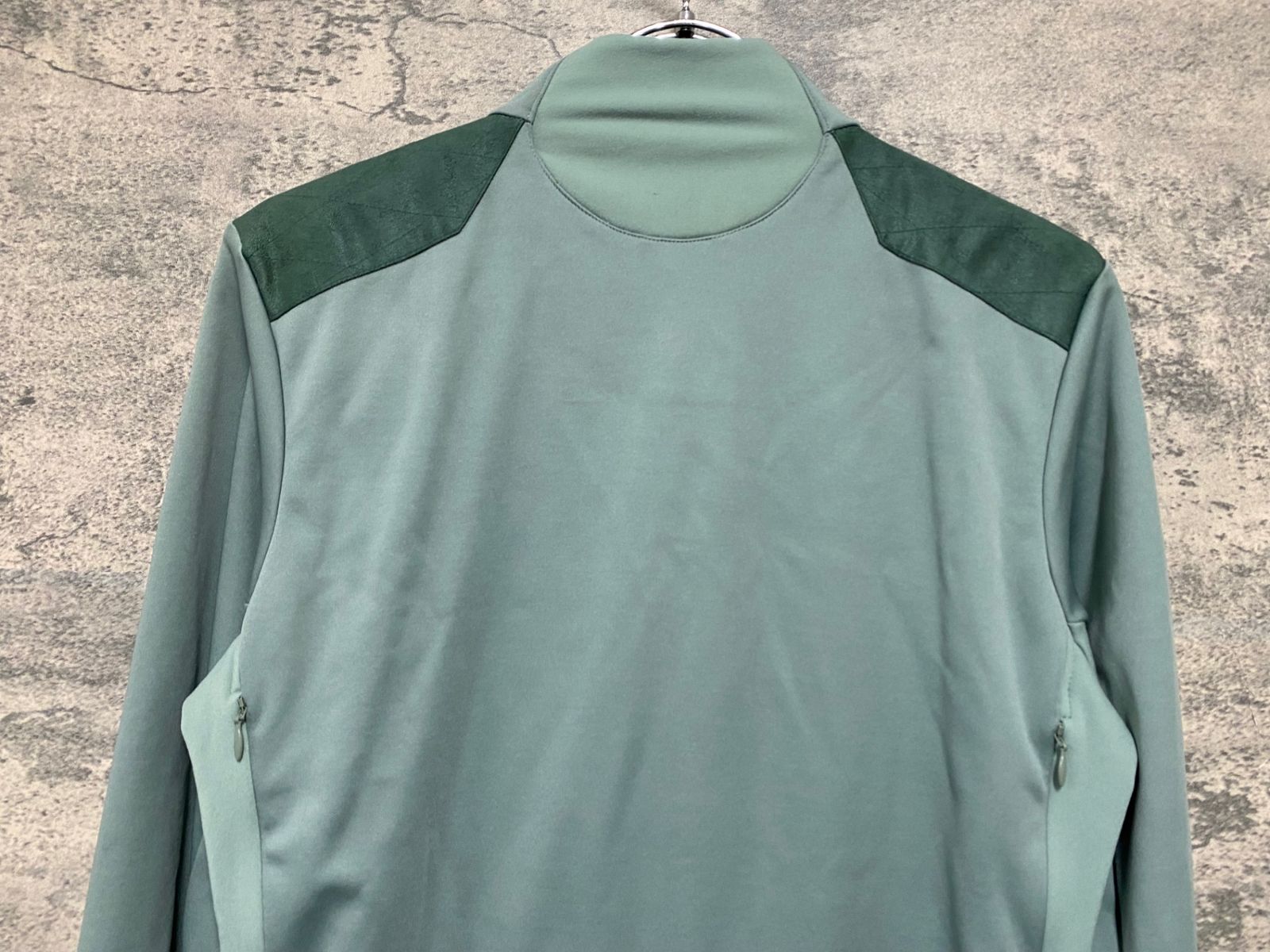 Isadore サイクルジャケット 緑と紺 Isadore サイクルジャージ 長袖