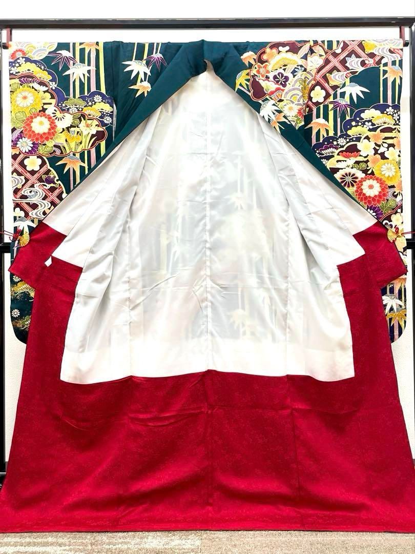 振袖 豪華 刺繍 金彩 紋意匠 身丈167cm 撥水加工済 - メルカリ