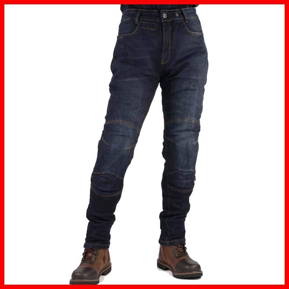 KOMINE バイク用 プロテクトジーンズ WJ-749 オールシーズン向け プロテクター CE規格 07-749 Deep Indigo 2XL
