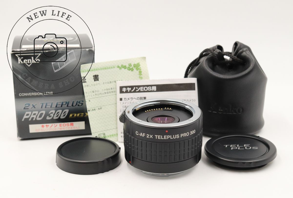 上品 Kenko ケンコー C-AF 2X TELEPLUS PRO 300 DGX キャノンマウント テレコンバーター 14544