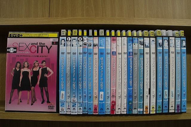 DVD セックス・アンド・ザ・シティ シーズン1〜6 シリーズ完結 全23巻 ※ケース無し発送 レンタル落ち Z2A232