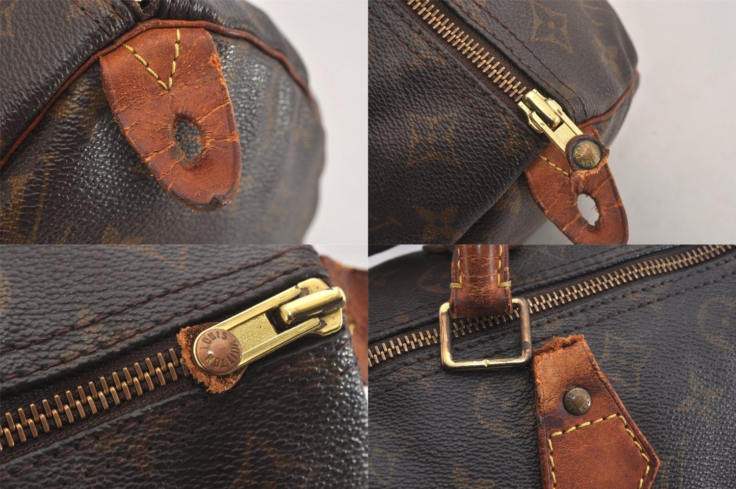 【ジャンク】ボストンバッグ スピーディー ルイ・ヴィトン LOUIS VUITTON オールドスピーディ30モノグラムボストン