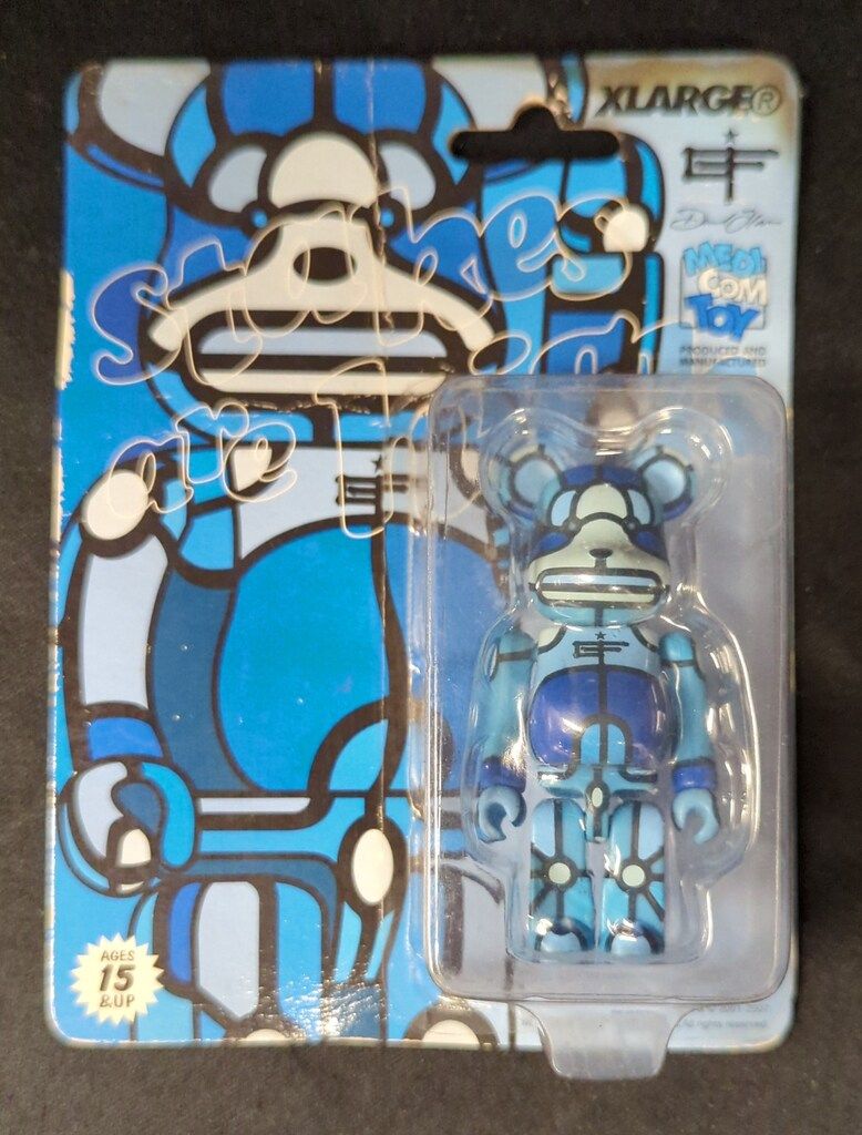 MEDICOMTOY BE@RBRICK 100%DF(DavidFlores/ブルー)/BE@RBRICK