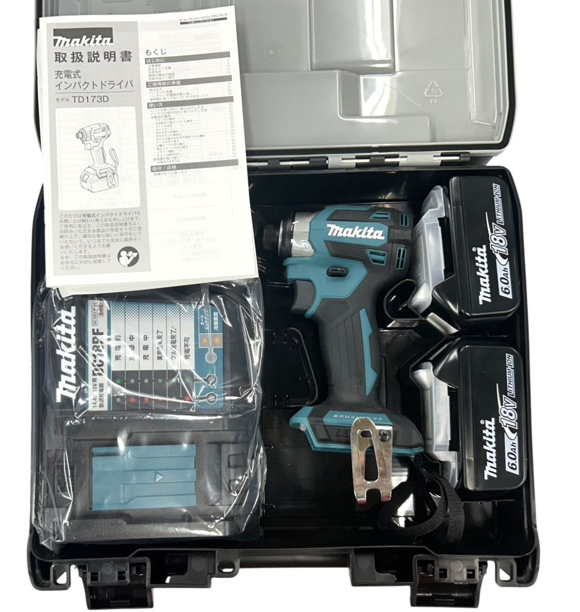 充電式インパクトドライバ TD173DRGX