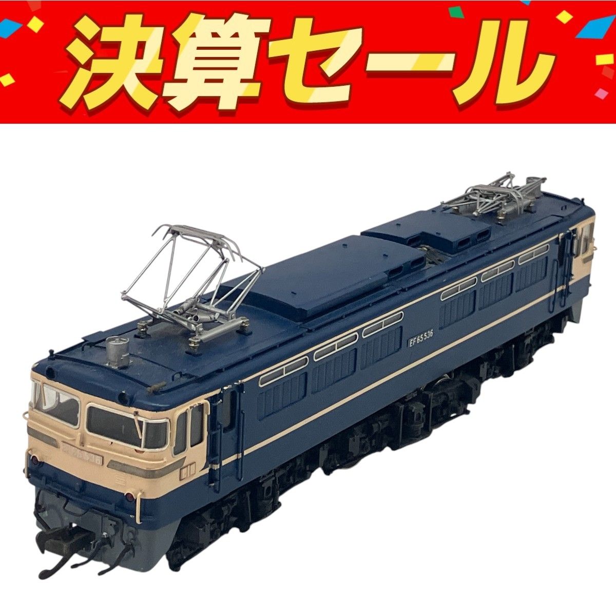 天賞堂 型番不明 EF65 500番代 電気機関車 536 HOゲージ 鉄道模型 ジャンク C10127588