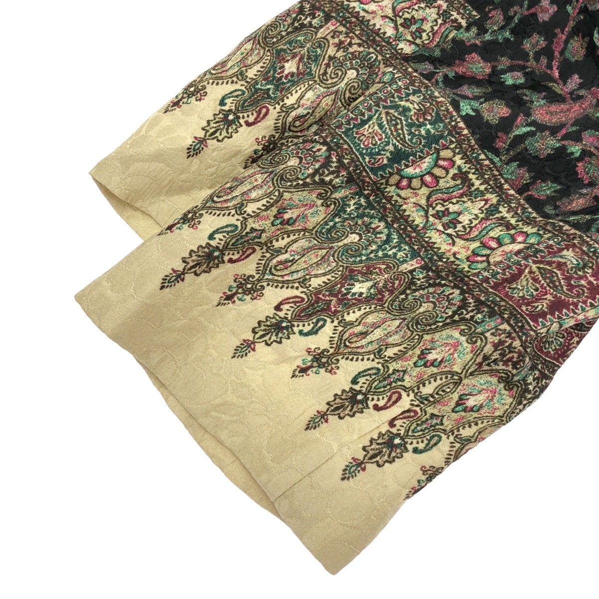 mina perhonen forest tile qa3900 刺繍 ワンピース チャコールグレー