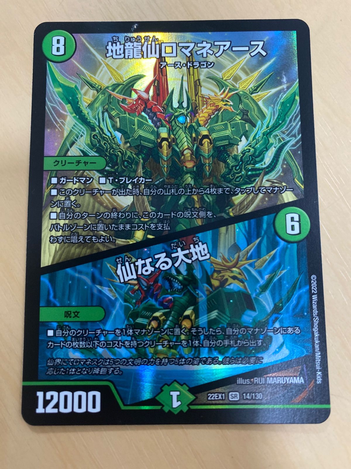 地龍仙ロマネアース 仙なる大地 22EX1 SR 14/130 - メルカリ