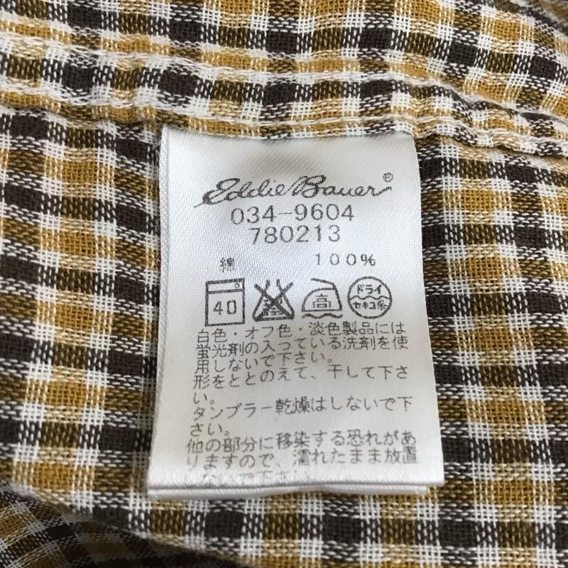 Eddie Bauer エディーバウアー シャツ、ブラウス 長袖 長袖シャツ カラーシャツ ポケットシャツ 長袖カットソー チェックシャツ